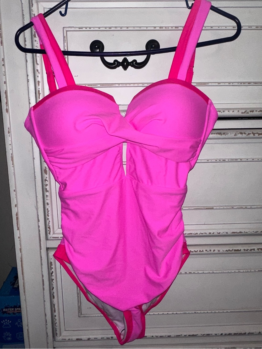 Bright Hot Pink One-Piece Swimsuit